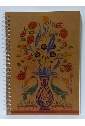 Kraft Göz Yormayan -Cizgisiz- Spiralli Defter