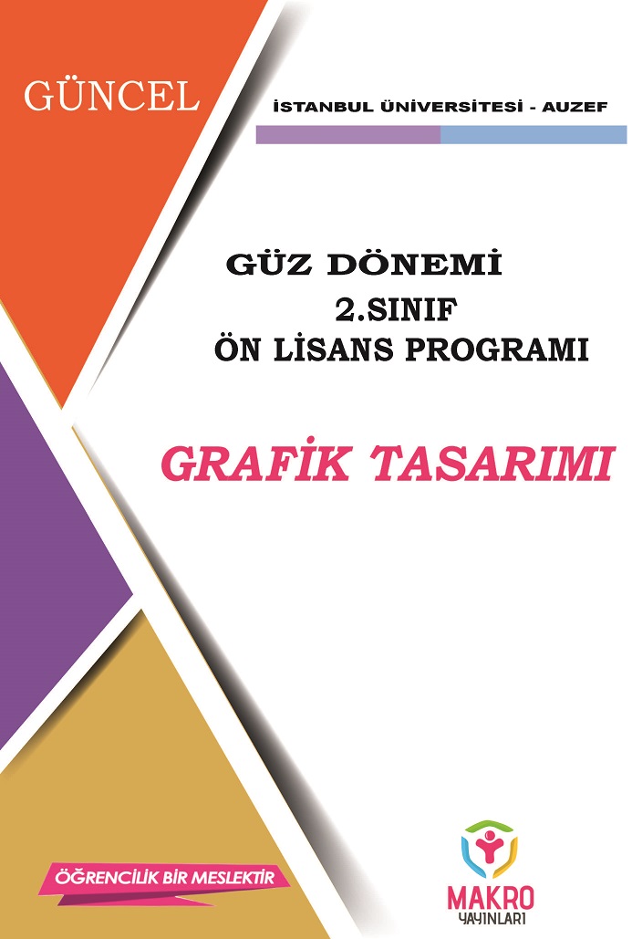 Auzef Grafik Tasarım 2. Sınıf (Ön Lisans) Güz Dönemi 